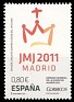 Spain - 2011 - Papa - 0,80 â‚¬ - Rojo y dorado - España, Papa - Edifil 4656 - Jornada Mundial de la Juventud. Visita del Papa Benedicto XVI - 0